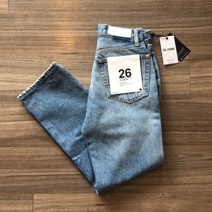 Re/Done High-Rise Stove Pipe Jeans👖| NWT 🆕🏷